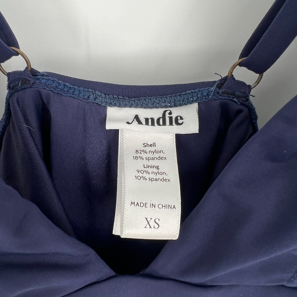Andie Swimsuit Womens XS Blue One Piece Bathing Suit Resort Vacation - Picture 3 of 7